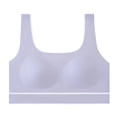 thumbnail image 2 of LRen Girls Training Bras Size 14-16 Cotton Soft Stretchable Sport Bras Girl Seamless Camisole Solid Color with Removable Padding with Moulded Design for Yoga Athletic Casual Tops, 2 of 3
