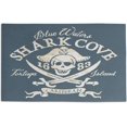 thumbnail image 1 of Doormat, Shark Cove Tortuga Island Caribbean Waters Retro Jolly Roger,, 1 of 6