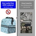 thumbnail image 2 of dbest products Ultra Compact Smart Cart Cooler Lunch Bag, Insulated Collapsible Rolling Tailgate BBQ Beach Summer, Moroccan Tile, 2 of 6