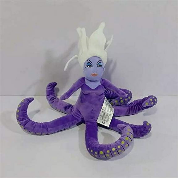 ForteGlo Western Toys Plush Doll - Big The Little Mermaid Plush Doll flounder Ariel Octopus Ursula Birthday Gift Decorative Collective Edition Cartoon Toy 1 PCs