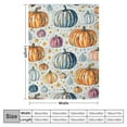 thumbnail image 4 of Chilfamy Fall Blanket Pumpkin Blanket Super Soft Cozy Warm Lightweight Throw for Sofa Couch, 4 of 6