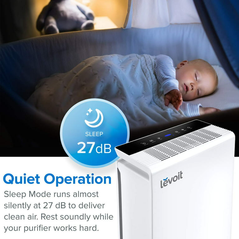 LEVOIT s For Home With True Hepa Filter Cleaner For Large Room Allergies  Pets Smokers Smoke Dust Odor Eliminator Air Quality Monitor Energy Star  2-Year Warranty LV-PUR131 Air Purifier : : Home & Kitchen