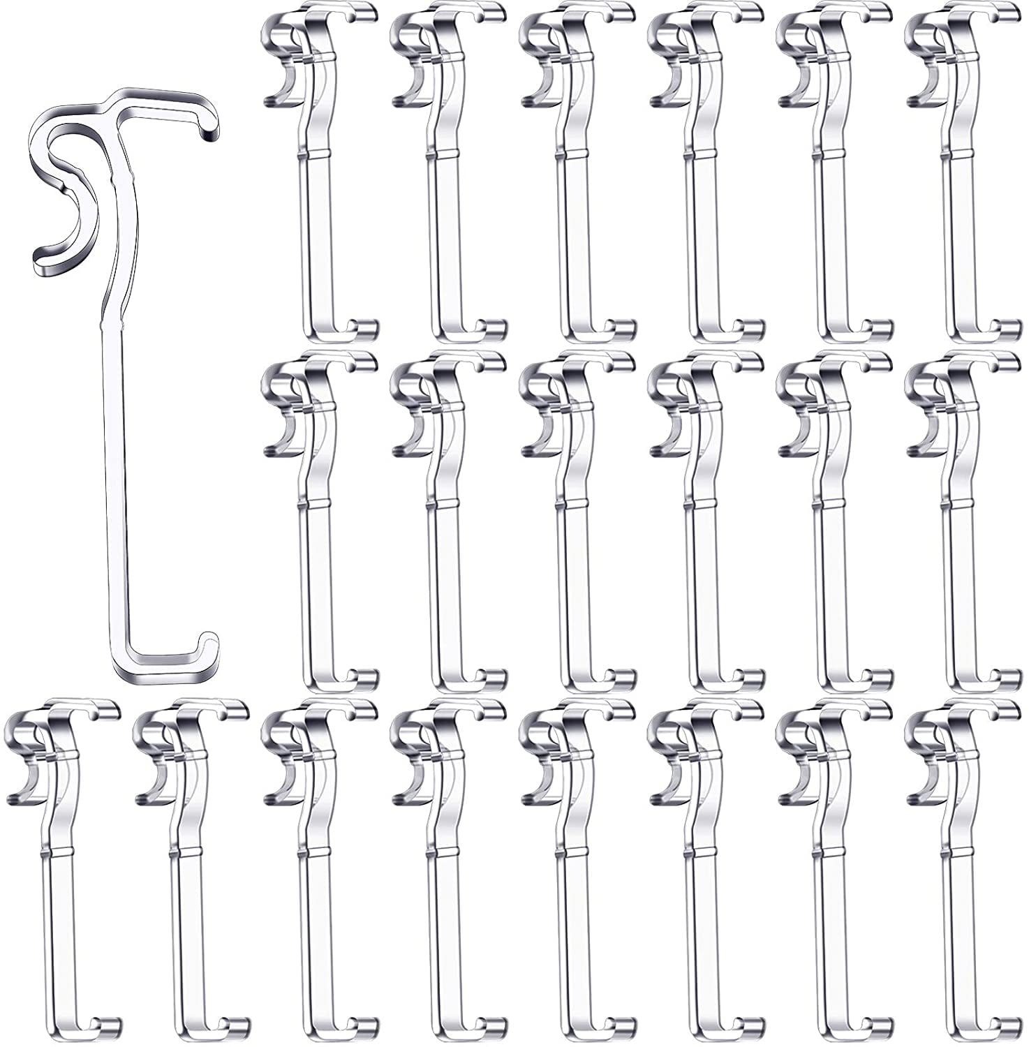 12 QTY 2.5" Heavy Duty Valance Clips for Horizontal Blinds 