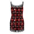 thumbnail image 3 of Christmas Pjs Women Two Piece Silk Pjs Womens Pajama Sets Shorts And Cami Top Women Lounge Set Ladies Pajamas, 3 of 4