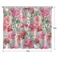 thumbnail image 5 of Pioneer Flower Floral Print Pattern Shower Curtain 84"x72" ,Bathroom Decorative Shower Curtains Set with 12 Hooks,Modern Waterproof Washable Shower Curtain, 5 of 6