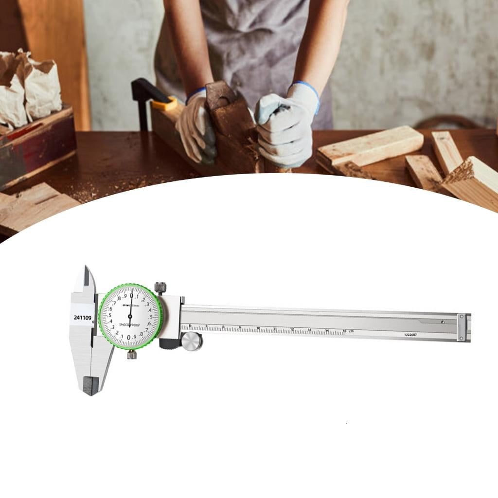 CEORPER Industrial 0 to 150mm Carbon Steel Calipers with Wear Resistant Frame Shockproof Calipers for Precise Measurement Need