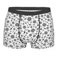 thumbnail image 5 of Uemuo Nautical Themed Simple Anchors Pattern Men's Boxer Briefs,Trunk Anti-Chafing,Comfortable, Durable, and Stylish Underwear-, 5 of 9