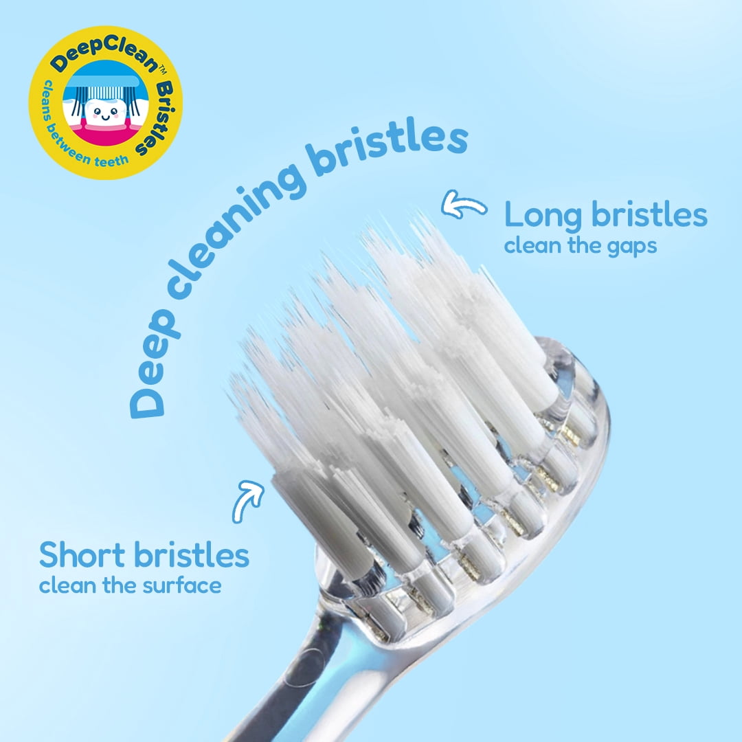 Brush-Baby WildOnes Kids Electric Toothbrush, Evie Elephant, Rechargeable, Timer, Waterproof, Soft Bristles, 0-10