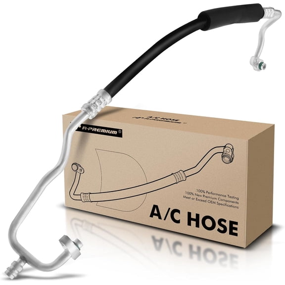 A-Premium A/C Discharge Line Hose Assembly Compatible with Hyundai Santa Fe Sport, 2013 2014 2015 2016 2017, 2.0L, Compressor to Condenser