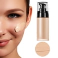 thumbnail image 1 of Full Coverage Foundation Makeup Moisturizing Liquid Foundation Concealer Liquid Color Correcting Liquid Tinted Moisturizer Foundation For Natural Nude Makeup Base Natural 40Ml, Foundation Cream, 1 of 9