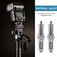 thumbnail image 3 of 2pcs 1/4 to 3/8 Inch Male Threaded Screw Adapter Spigot Stud for Studio Light Flash Light Stand, 3 of 9