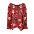 thumbnail image 4 of Chandails de Noël pour Femmes 2025 Col Rond Hiver Mignons Pulls, 4 of 4