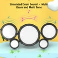 thumbnail image 4 of Liquidation! JMYHOAM Ensemble de Cinq Tambours pour Enfants, Batterie de Simulation Jazz, Instrument de Percussion, Éducation Précoce, Ensemble de Musique de Percussion, 4 of 8