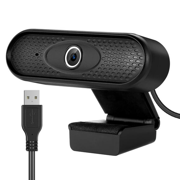 1080P HD Web Camera PC Ordinateur USB Webcam Sans Pilote avec Micro à Suppression de Bruit pour la Téléconférence en Direct