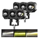 thumbnail image 1 of Par Faros Auxiliares Lupa Led Focos Luz 240w Para Coche Moto, 1 of 8