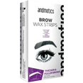 thumbnail image 1 of VEGANO Andmetics Tiras de cera para cejas para cejas más gruesas y llenas - Cejas - Depilación con aloe vera 8 TIRAS + 4 TOALLITAS CALMANTES - Tiras patentadas, 1 of 5