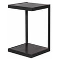 thumbnail image 1 of Pemberly Row Contemporary Solid Sheesham Wood C Table in Gray (Set of 2), 1 of 6