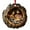 B, variant on Christmas Sleeping Deer Ornament Acrylic 2D Fawn Log Nest Hanging Decor Rustic Holiday Woodland Style 3.1in