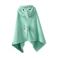 thumbnail image 1 of Toalla de baño con capucha para bebé Baoblaze Albornoz de animales Verde, 1 of 8