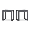 thumbnail image 2 of Real Flame Baltic Aluminum Patio End Table in Gray (Set of 2), 2 of 4