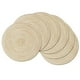 thumbnail image 1 of Manteles individuales redondos trenzados con cuerda, manteles individuales trenzados, manteles individuales antideslizantes, juego de 6 para mesa de comedor, lavables, 15 pulgadas, 1 of 8