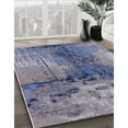 thumbnail image 2 of Ahgly Company Indoor Rectangle Mid-Century Modern Dark Slate Blue Purple Oriental Area Rugs, 2' x 3', 2 of 6