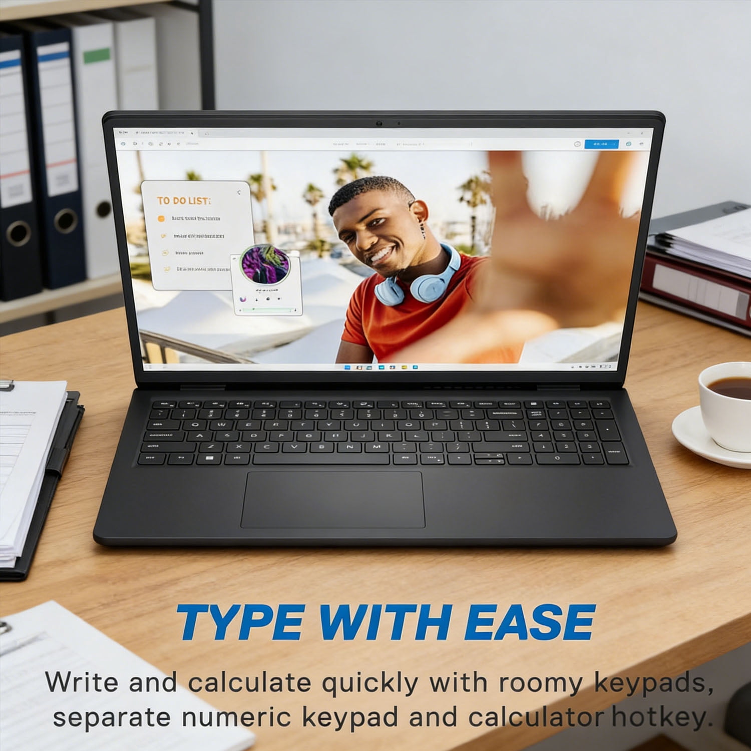 DELL Inspiron 15.6" Touchscreen Laptop, AMD Ryzen 7 7730U, 16GB RAM, 512GB SSD, Windows 11 Home, Black