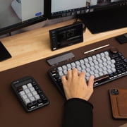 Azio IN404 IZO Wireless Numeric Keypad and Calculator for Mac and PC Laptops, Backlit (Black Willow)