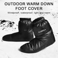thumbnail image 6 of Down Booties Goose Down Socks Slippers Outdoor Indoor Tent Warm Soft Boots for Men and Women with Storage Bag, 6 of 12