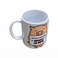 thumbnail image 3 of Set De 2 Tazas Cerdito Gracioso Blanco, 3 of 5