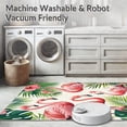 thumbnail image 5 of ODIKA 4'x6' Machine Washable Non-Slip Area Rug, Whimsical Flamingo Tropical Style High Traffic Rug, Pink, 30110, 5 of 7