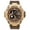Coffee, variant on SMAEL Sports Watch Men Fashion Astronaut Creative Dial Waterproof Wristwatch Dual Time Display Watch Male