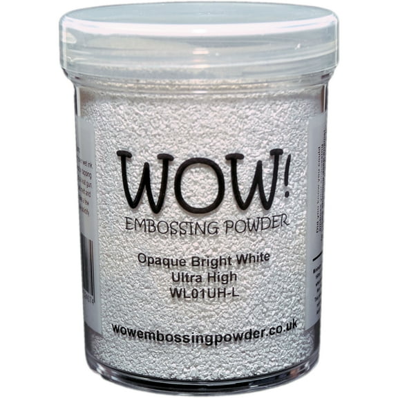 WOW! Embossing Powder 160ml-Opaque Bright White Ultra High