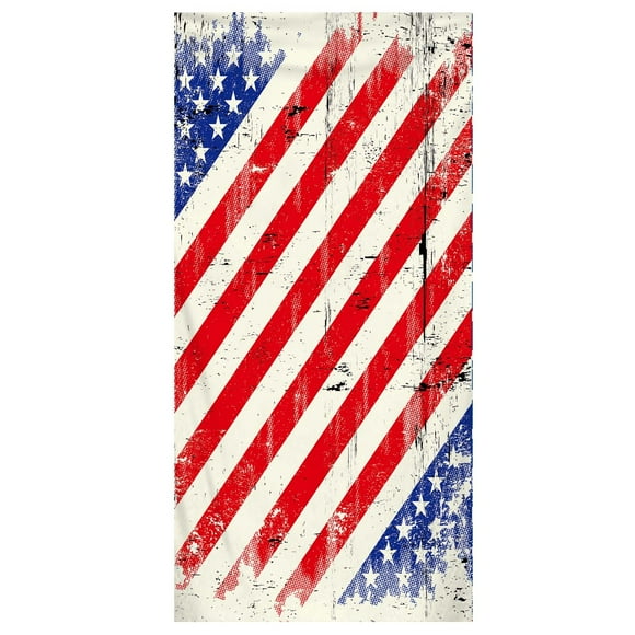 Matoen11 Adult Oversized Beach Towel American Flag Sandproof Microfiber Woman Beach Towels Quick Dry Lightweight Travel Towels 27x55in