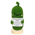 thumbnail image 3 of Muñecas Punto Positivo Apoyo Emocional Pepino (Pickle), 3 of 4
