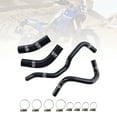 thumbnail image 1 of Silicone Radiator coolant Hose kit For Yamaha Tenere 700 2019-2024 Black, 1 of 13