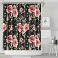 thumbnail image 2 of Waterproof Pioneer Shower Curtain 84x72 Inch Polyester Unique Colorful Floral Shower Curtain for Bathroom Hotel Home Decor with 12 Plastic Hooks, 2 of 5