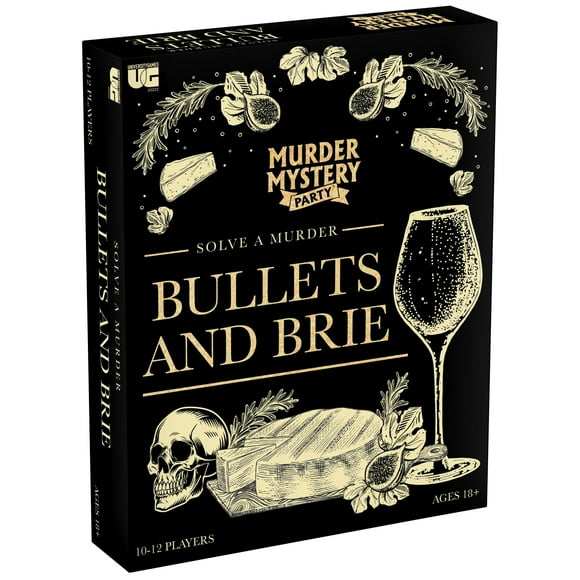 Murder Mystery Party Bullets and Brie para mayores de 18 años