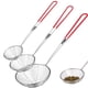 thumbnail image 5 of 3 uds colador de araña de acero inoxidable espumadera cucharón colador colador de alimentos elementos esenciales de cocina, 5 of 5