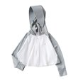 thumbnail image 1 of Honeeladyy - Ropa de bebé con protector solar, de seda helada, para verano, para fiesta de cumpleaños (gris, 9-10 años), 1 of 2