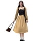 thumbnail image 2 of Vestido De Cintura Con Lazo,Vestido De Manga Larga Vestido De Mujer Con Corbata Vestido De Otoño De Manga Larga Construcción Robusta, 2 of 8