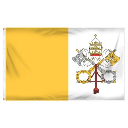 Vatican City Flag - Vatican City 3ft x 5ft Printed Polyester Flag