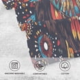 thumbnail image 5 of Yayeee 100% Cotton Hand Towels for Bathroom 16" x 28" Soft Absorbent Kitchen Towel, Brown Abstract Eagle, 5 of 7