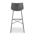 thumbnail image 2 of Poly & Bark Paxton 29” Bar Stool in Grey (Set of 3), 2 of 7