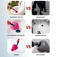 thumbnail image 2 of High Pressure Toilet Unblocker, 25 Inch Pneumatic Plunger – Stainless Steel Pipe Plunger, for Toilets, Sinks, Floor Drains – 120 PSI, Reusable, 2 of 9