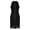 Black#1, variant on Western Dress for Women Zipper Lapel V Neck Sleeveless Fringe Cowgirl Midi Dress Fashion Vintage Slim Suede Dress White
