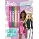 thumbnail image 1 of Libro para colorear Barbie con pegatinas, 4 rotuladores, 48 páginas, 1 of 5