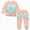 Pink, variant on NIEWTR 18-24 Months Baby Girl Outfits Toddler Long Sleeves Print Pullover Two Piece Set with Long Pants Fall Winter Casual Clothing A277-Pink
