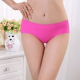 thumbnail image 2 of TOWED22 Breathable Underwear Women Seamless Bikini Nylon Spandex Mesh Panties Women's Underwear Seamless(Hot Pink,One Size), 2 of 3