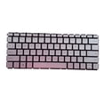 thumbnail image 4 of Teclado del ordenador portátil Macarena plateado para computadora portátil con retroiluminación en inglés, 4 of 8
